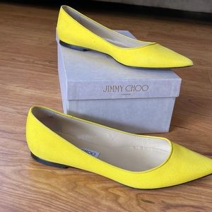 GUC Jimmy Choo yellow flats